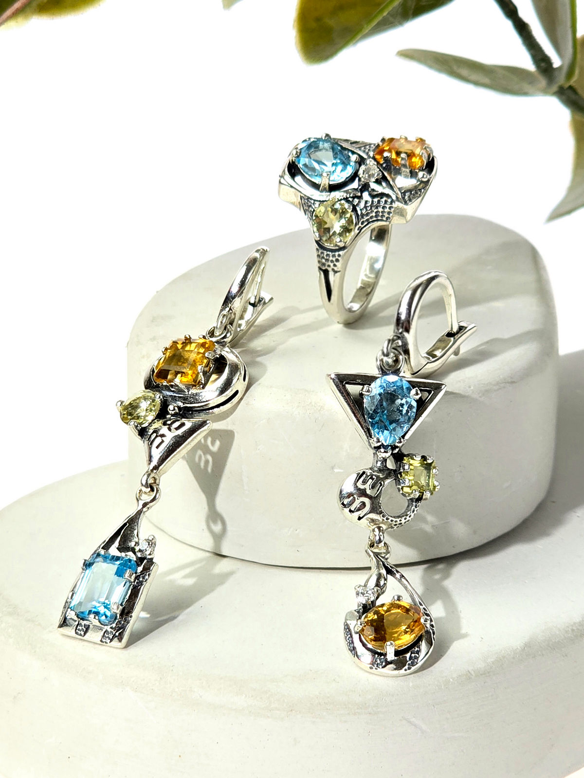 Серебряные серьги