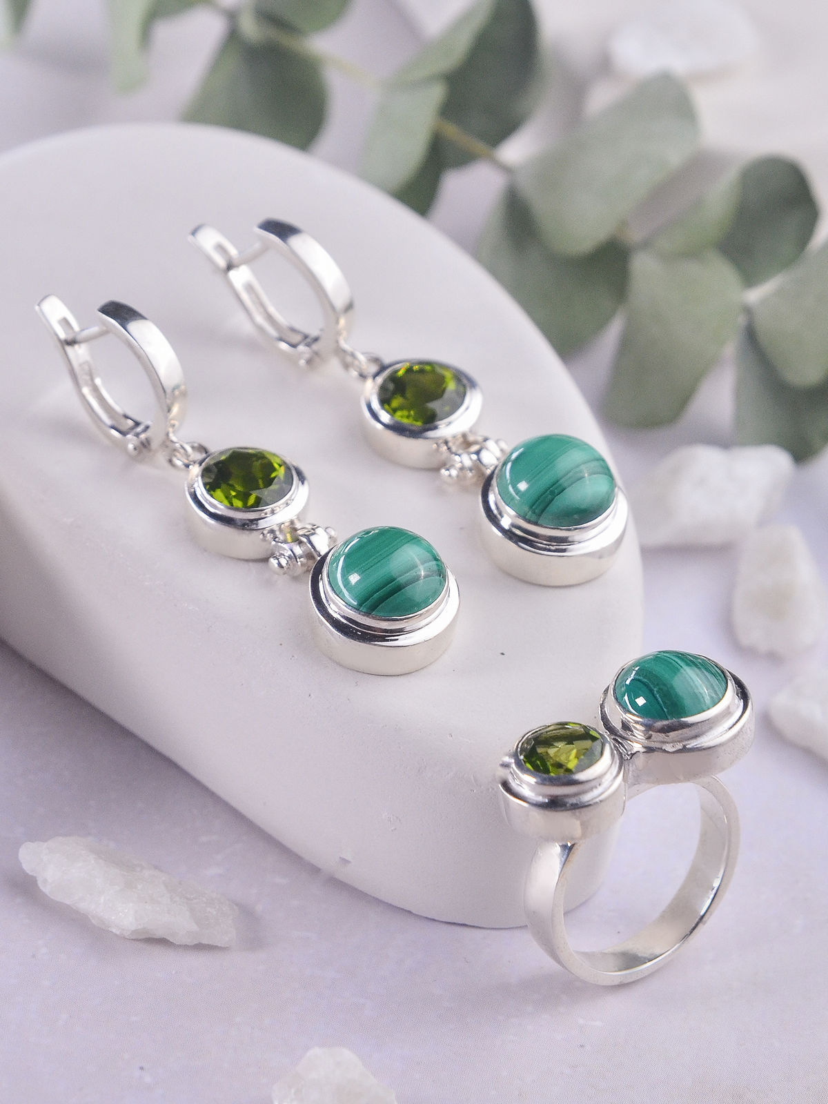Серебряные серьги