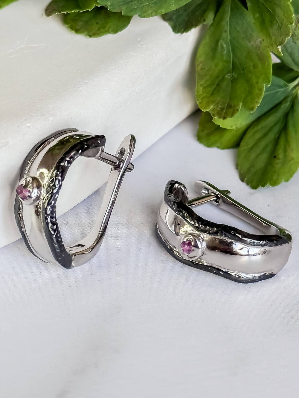 Серебряные серьги