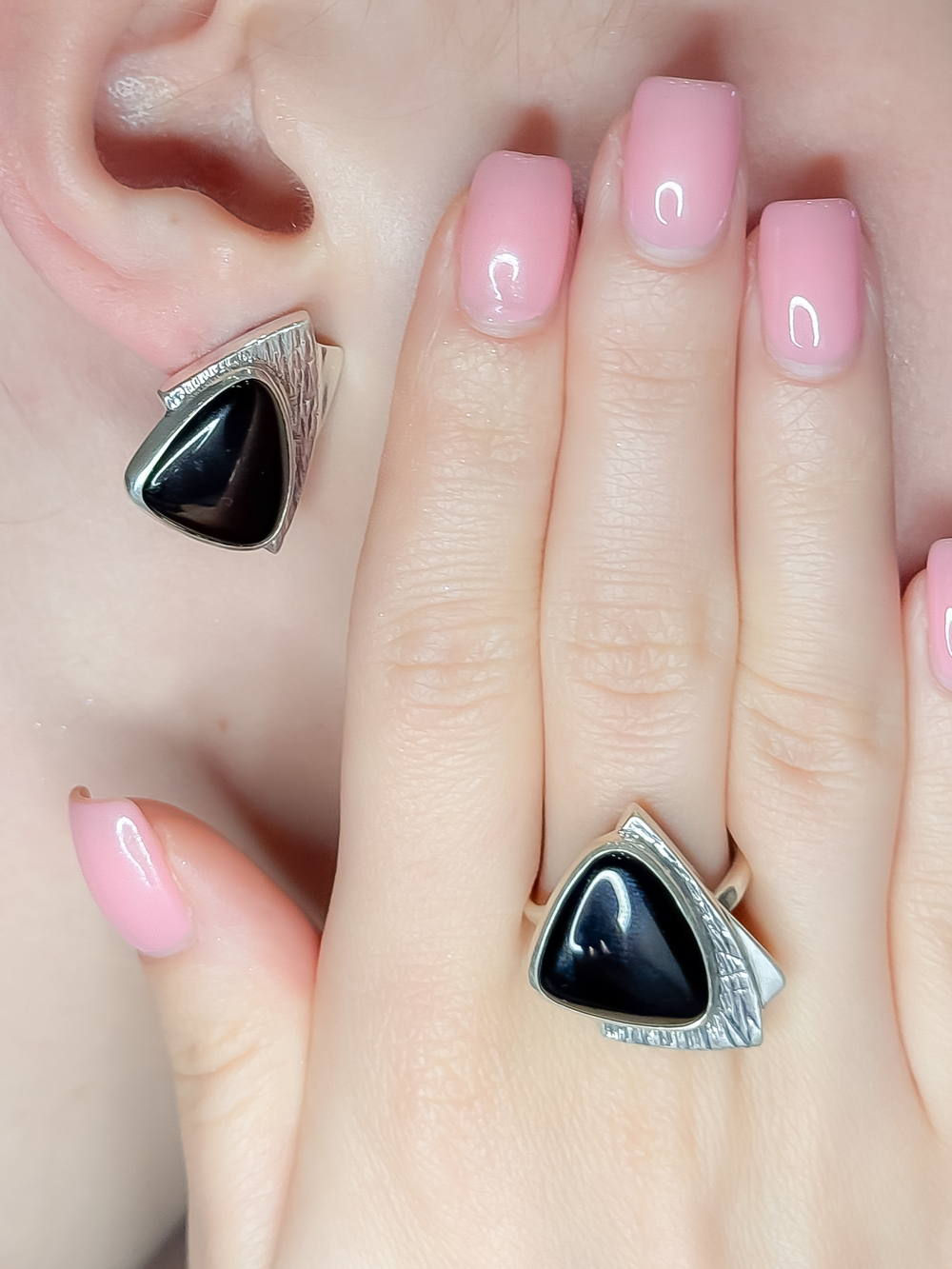 Серебряные серьги
