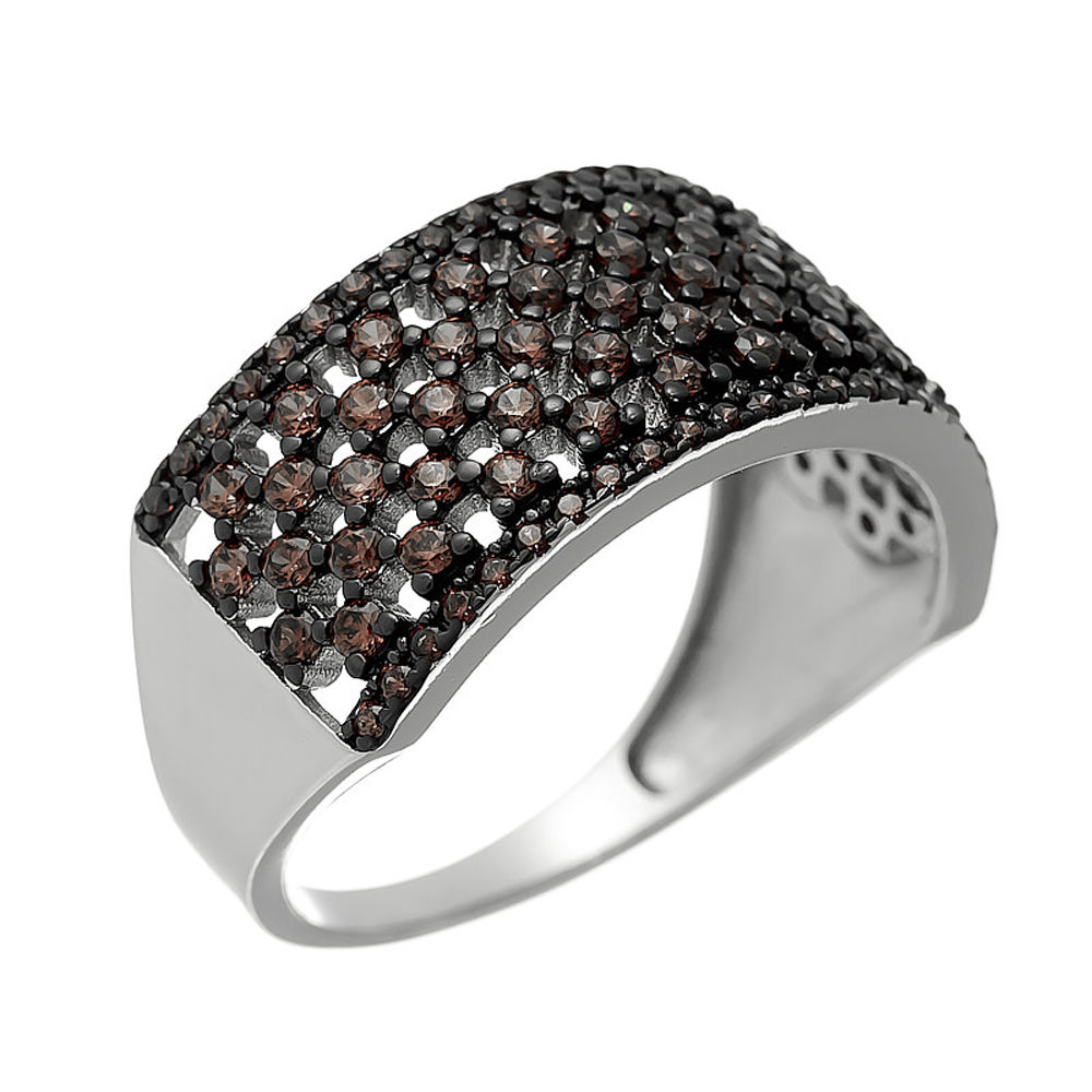 Серебряное кольцо с фианитом