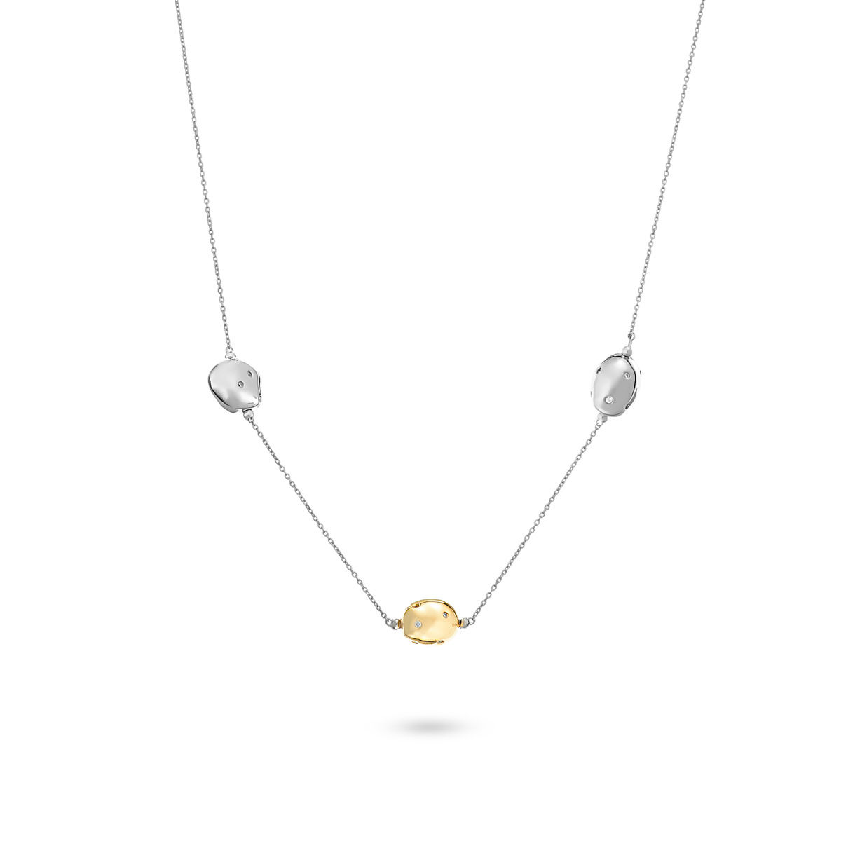 Серебряное колье