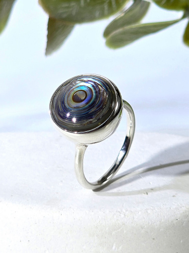 Серебряное кольцо ETERI с гелиотисом