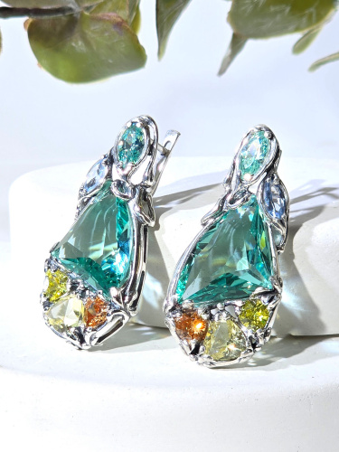 Серебряные серьги