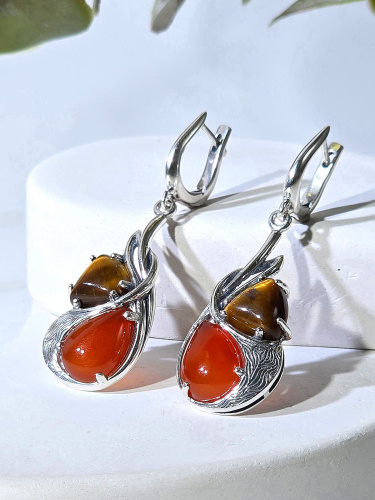 Серебряные серьги