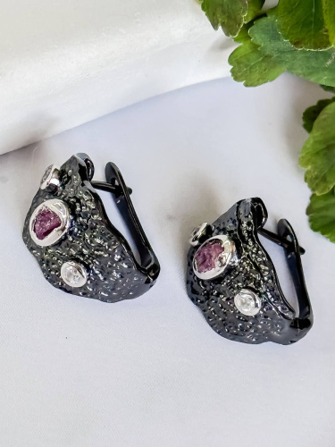 Серебряные серьги