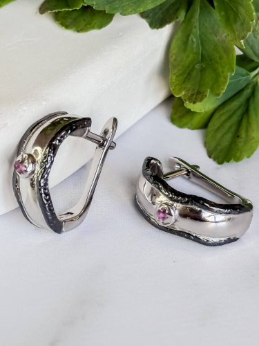 Серебряные серьги