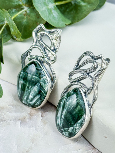 Серебряные серьги