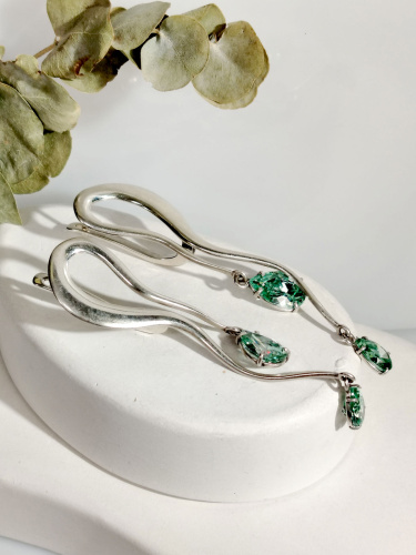 Серебряные серьги