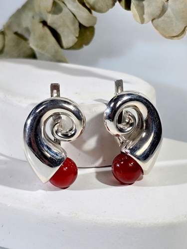 Серебряные серьги