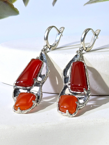 Серебряные серьги