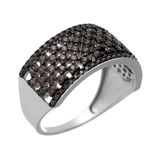 Серебряное кольцо с фианитом