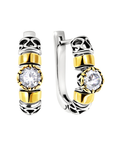 Серебряные серьги ETERI