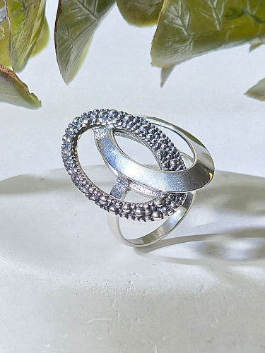 Серебряное кольцо ETERI