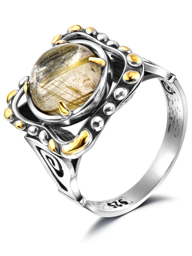 Серебряное кольцо ETERI