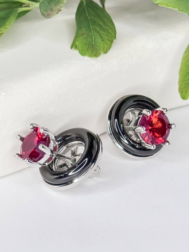 Серебряные серьги