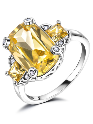 Серебряное кольцо ALEXANDRE VASSILIEV с фианитами Swarovski