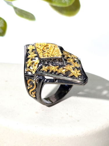 Серебряное кольцо ETERI