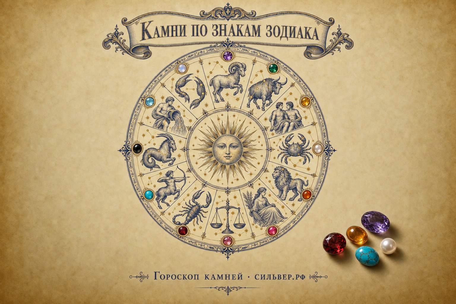 Камни по знакам зодиака: таблица талисманов, какой камень подходит по дате рождения и стихии
